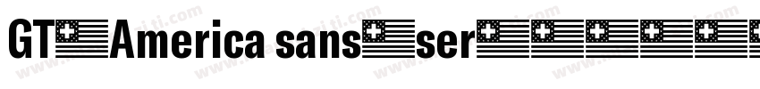 GT-America sans-ser字体转换